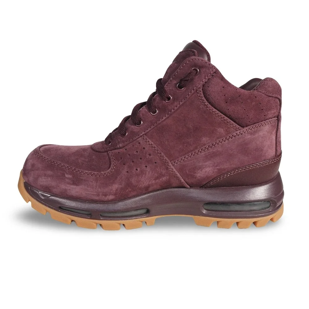 Nike ACG Air Max Goadome Men's 8 Deep Burgundy Gum Suede Boots 865031-602